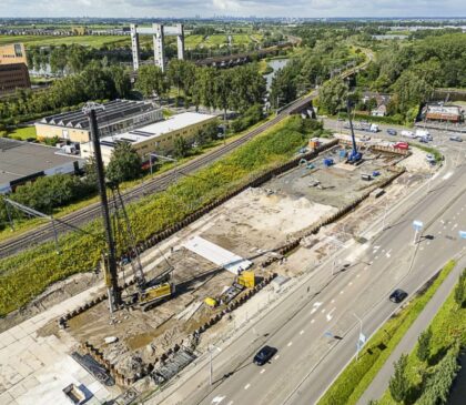 Grondwerk 250 woningen Spoorzone te Gouda