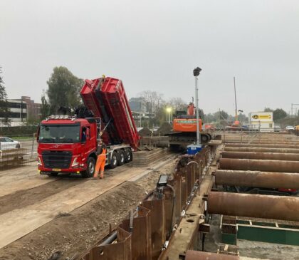 Grondwerk 250 woningen Spoorzone te Gouda