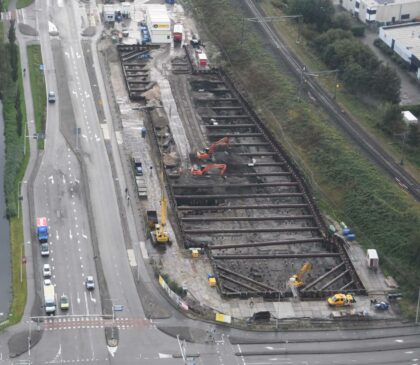 Grondwerk 250 woningen Spoorzone te Gouda