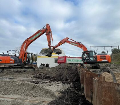 Grondwerk 250 woningen Spoorzone te Gouda