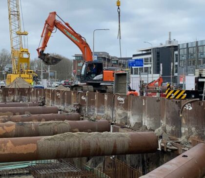 Grondwerk 250 woningen Spoorzone te Gouda