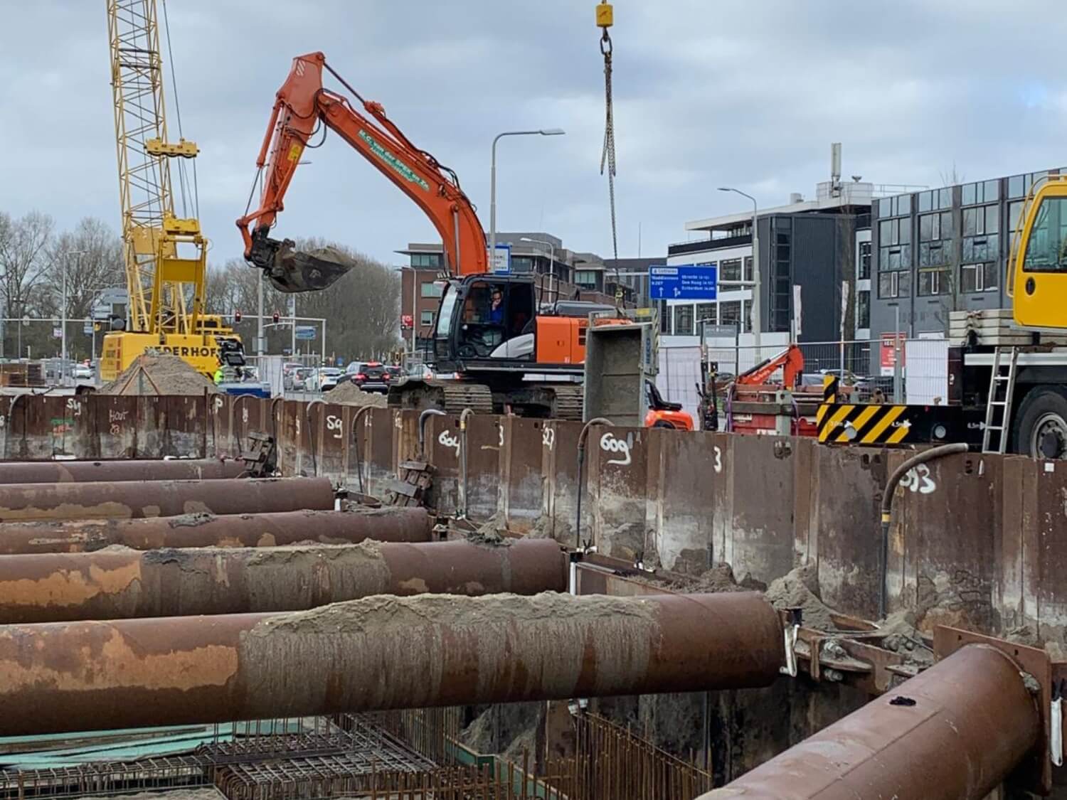 Grondwerk 250 woningen Spoorzone te Gouda